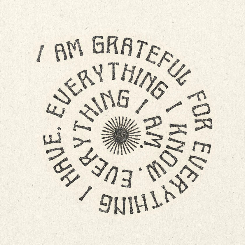 'Grateful' poster